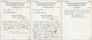 1878 Livestock Killed Garrison Crossing Centerville Iowa Rock Island Railway - Picture 1 of 7