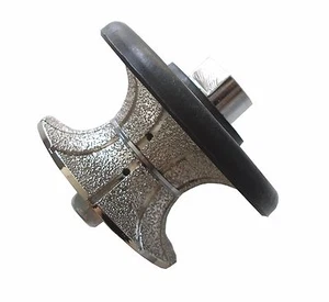 Perfilador manual soldado al vacío nariz de toro completa 4 cm (V40), 5/8" -11 roscas - Imagen 1 de 2