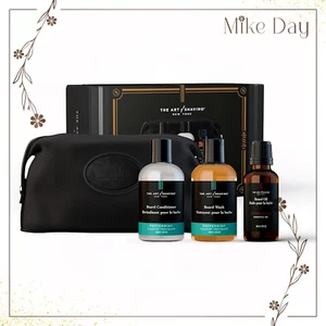 The Art of Shaving Beard Prep Kit 4oz Wash, Conditioner, 1oz Oil, Pouch Set NIB - Picture 1 of 1