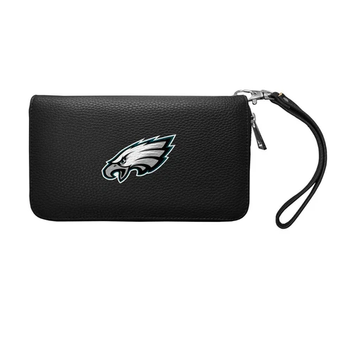 Philadelphia Eagles Wristlet Wallet, Organizer Purse NFL Hologram Licensed Cover