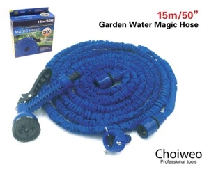 Erweiterbarer Gartenschlauch, auslaufsicherer und leichter einziehbarer Wasserschlauch (50 Fuß) - Bild 1 von 17