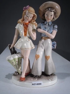 +*A014086 Goebel  Archiv Muster, Serie Nasha, Na7, Junges Paar. - Bild 1 von 1