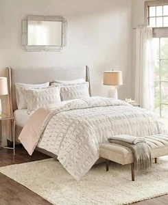 Madison Park Down Alternative Comforter Set FULL / QUEEN Pink New in packaging - Picture 1 of 7