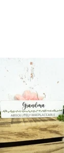 Grandma Absolutely Irreplaceable wood sign - Perfect Gift for Grandma - Picture 1 of 1