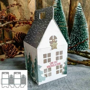 Haus Box Metall Stencil Cutting Dies Scrapbooking Stanzschablone Album Karte Die - Bild 1 von 4