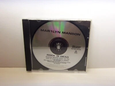 PROMO CD SINGLE - MARILYN MANSON  "ROCK IS DEAD"   1998   INTERSCOPE RECORDS Foto 1 de 3