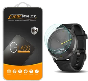 2X Supershieldz for Garmin vivomove HR Tempered Glass Screen Protector Saver - Picture 1 of 5