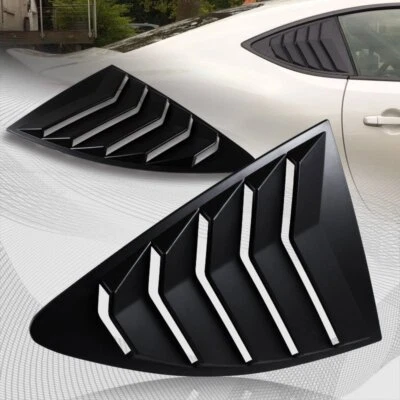 For 2013-2020 Scion FR-S/Subaru BRZ ABS Side Window Louvers Scoop Cover Vent - Image 1 of 3