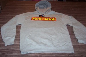 PAC-MAN Video Game HOODIE HOODED Sweatshirt MENS LARGE NEW w/ TAG Ghosts Pacman - Picture 1 of 6