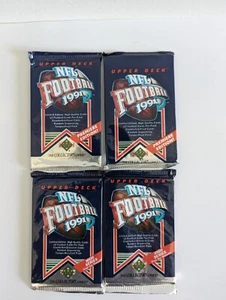 1991 UPPER DECK FOOTBALL 4 PACK LOT - Picture 1 of 1