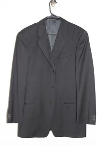 CHARCOAL GRAY GIORGIO ARMANI STRETCH WOOL SPORT COAT sz 42L mani suit jacket - Picture 1 of 6