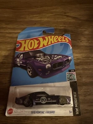 2023 Hot Wheels 18/250 HKK49 1970 Pontiac Firebird HW Modified 2/5 - Image 1 of 3