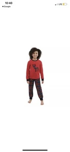 Size 6 Eddie Bauer 2-Piece Pajamas Kid's Christmas Family Sleep Set New - Picture 1 of 4
