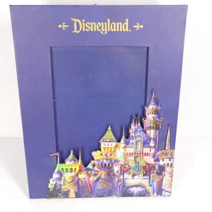 Disneyland 50th Anniversary Disney Castle Photo Frame 6.5"x8.5" Blue - Picture 1 of 5