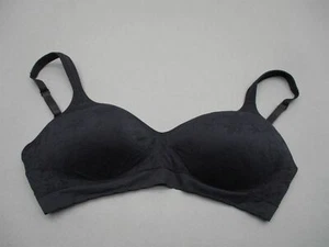 Carole Hochman Size XL Womens Black Wireless Padded Bralette - Picture 1 of 7