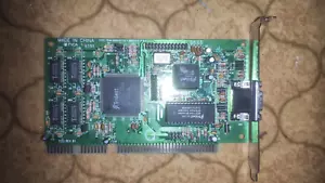 Video Card ISA 16bit Trident TVGA 9000C 512Kb Tesed - Picture 1 of 8