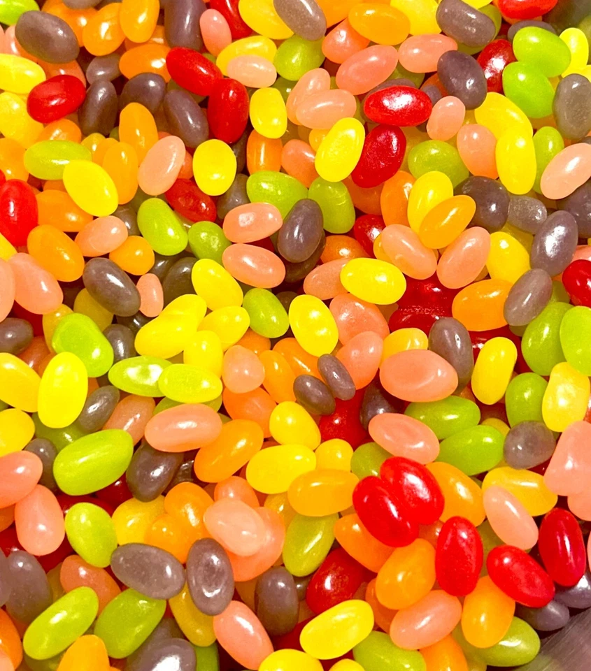 Jominolas de frutas Just Born caramelo a granel 1 lb 2 lb 3 lb 5 lb mezcla Americana Medley Foto 1 de 1