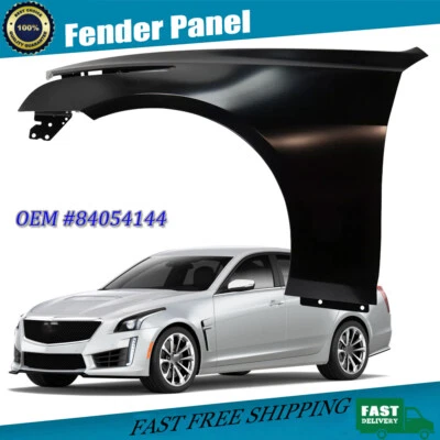 Сменное крыло для переднего водителя Cadillac CTS 2014-2019 годов выпуска левая сторона сталь с грунтовкой - Изображение 1 из 4