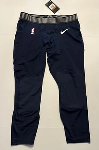 Nike Pro NBA Team Issued 3/4 Tights Blue Dri Fit Size 2XLT - Picture 1 of 11