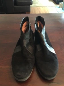 BEAUTIFEEL WOMEN ANKLE BOOTS BLACK SUEDE SIZE 40 AMOR - Picture 1 of 5
