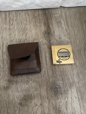 SWEDA Alarm Clock Vintage Mini Miniature Travel Timepiece - Untested As Is Cover