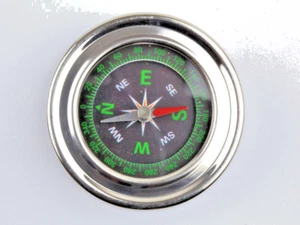 BOUSSOLE RONDE METAL BOITE - Picture 1 of 1