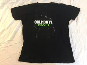 Call of Duty: Modern Warfare 3 Men's T-Shirt Size L Black Tagless Black Ops - Picture 1 of 2