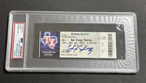 Ha Seong Kim Signed 1st HR Ticket Mint Padres April 10 2021 4/10/21 Stub PSA COA - Picture 1 of 2