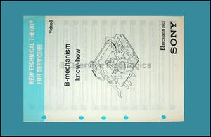 Sony Servicio Uso 8mm Video Publicación Know-How B Mecanismo 9-974-150-11 - Imagen 1 de 1