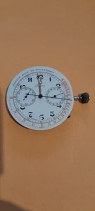 1925 LONGINES POCKET CHRONOGRAPH MOVEMENT CAL 19.73 N MEDICAL ENAMEL DIAL. RUNS - Picture 1 of 23