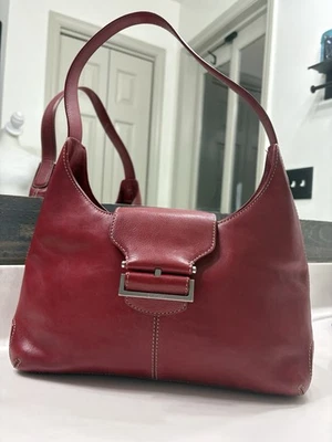 Vintage Designer Leather Bag Cole Haan Hobo Purse - Image 1 of 4