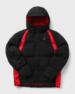 Nike Air Jordan Essential Puffer Jacket Black Red Size XL, XXL DA9806 010 Hooded - Image 1 of 4