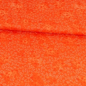 Tela de algodón zarcillos naranja tela de moda tela de mujer tela infantil (precio = 0,5 m) - Imagen 1 de 3