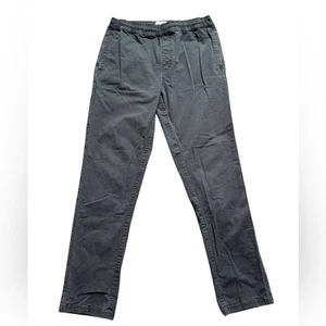 Pact Men's Organic Canvas Roll Up pant storm gray size large - Picture 1 of 8