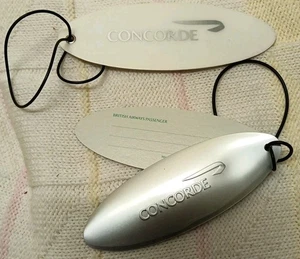 CONCORDE GEPÄCKANHÄNGER Set RAR & NEU Kunststoff Flugreisen British Airways - Bild 1 von 2