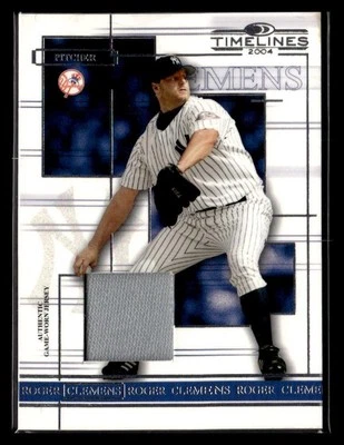 2004 Donruss Timelines #41 Roger Clemens Material - Image 1 of 2