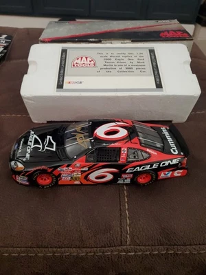 Mark Martin AUTOGRAPHED Signed in GOLD #6 Eagle One Valvoline 2000 1:24 diecast - Image 1 of 4