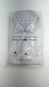 Charles Tyrwhitt Slim Fit Dress Shirt Men’s 16.5/33 White Long Sleeve Non Iron - Picture 1 of 5