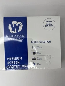 Whitestone Dome Glass Screen Protector For Galaxy S21 Ultra - Two Pack - New - Photo 1 sur 3
