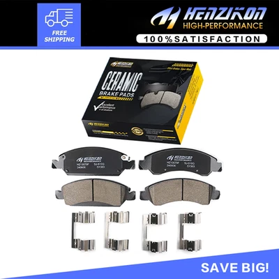 Pastillas de freno delanteras de cerámica para Escalade ESV Chevy Silverado Sierra Yukon XL 1500 Foto 1 de 4