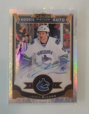 JARED McCANN 2015-16 O-Pee-Chee Platinum Rookie Auto White Ice /99 RC - Image 1 of 2