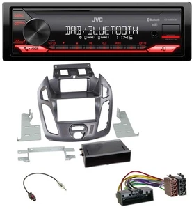 JVC Bluetooth USB DAB MP3 Autoradio für Ford Transit Connect 12-18 Display Pegas - Bild 1 von 8