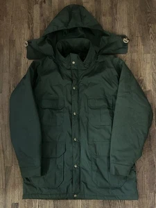 Abrigo Woolrich Parka de Caza De Colección Para Hombres L Lana Forrada a Cuadros Tareas Chaqueta de Campo - Imagen 1 de 5