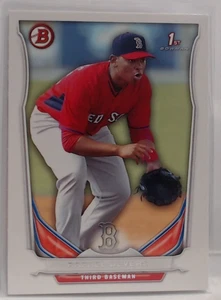 2014 BOWMAN DRAFT RAFAEL DEVERS ROOKIE #37 RED SOX GIANTS - Picture 1 of 2
