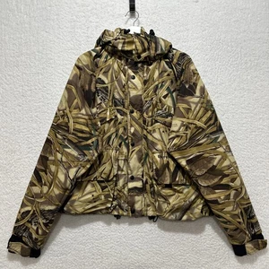 BERETTA  Advantage Wetland Camouflage Full Zip Snap Button Hooded Jacket Size L - Picture 1 of 17