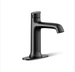 KOHLER Mistos Powered Touchless Single Hole Bathroom Faucet Matte Black Open Box - Picture 1 of 7