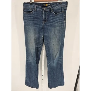 Lucky Brand Womens Sz 10 (30) Sweet N Low Low Rise Bootcut Blue Jeans - Picture 1 of 5