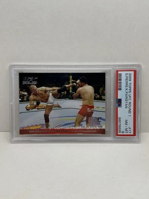2009 Topps UFC Round 1 Georges St. Pierre Rookie PSA 8 SSP - Image 1 of 2