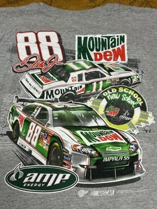 Winners Circle Nascar Dale Earnhardt Jr Mountain Dew Racing TShirt 2008 Gray 2XL - Picture 1 of 14