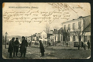Russia Poland Postcard Nowo Aleksandrya Street Lubelska Stamp Postmark 1909 Nice - Picture 1 of 2